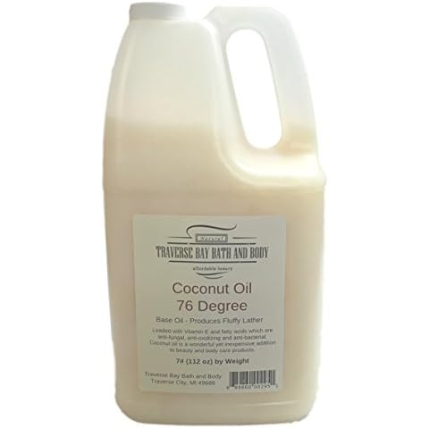COCONUT 76 Oil. Soap making supplies. 7 pound Gallon. Cover
