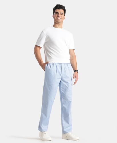 Image of Jockey RM09 Men Super Combed Cotton Relaxed Fit Pyjama with Side Pockets