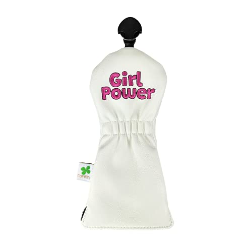 Foretra Driver Headcover Golf Club Covers Blade Mallet Putter Cover Hybrid Fairway Wood Head Cover Girl Power Novelty Golf Accessories for Most Brands