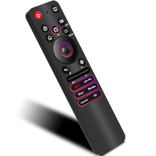 Gvirtue Mando a distancia de repuesto MR25GA / AKB76046605 para LG AI Magic Remote con control de voz y puntero, compatible con LG QNED, OLED, NanoCell, UHD LCD LED TV 2019-2025 (sistema webOS)