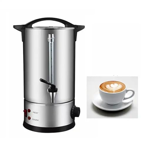 McbeAn Hot Water Dispenser, 25L Stainless Steel Electric Hot Water Boiler with Water Gauge Display, Full Chassis Heating, Anti-Dry Protection, Double-Layer Barrel Wall, for Home Commercial