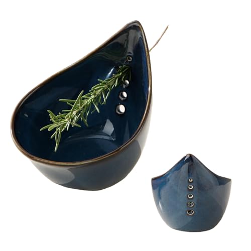 Herb Stripper Bowl Kitchen Herbs Leaf Stripping Tool Multi-Size Holes for Fast Leaf Removal Kitchen Gadget for Kale Thyme Basil Rosemary