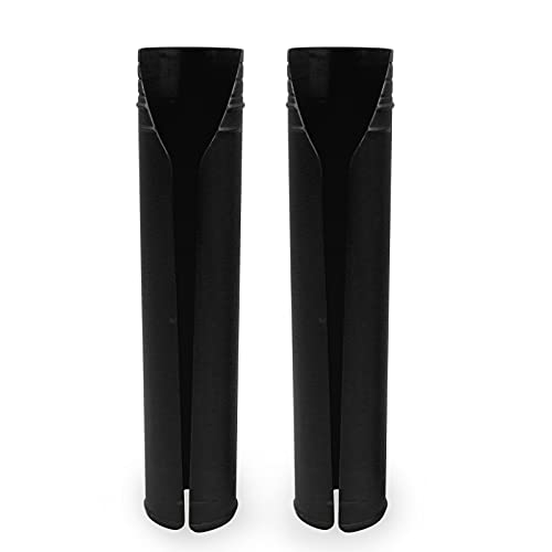 Worldmotop 2Pcs Dirt Bike Front Fork Boots Shock Covers Protector Motorcycle Shock Absorber Guard Universal For Yamaha Honda Bmw Suzuki Kawasaki (Black) #TOP2