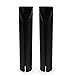 Worldmotop 2PCS Dirt Bike Front Fork Boots Shock Covers Protector Motorcycle Shock Absorber Guard Replacement for Yamaha Honda BMW Suzuki Kawasaki (Black)