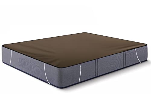 Image of The Furnishing Tree Mattress Protector /Waterproof Bedsheet Size WxL 36x78 inches Set of Two for Double Bed Polyester Beige