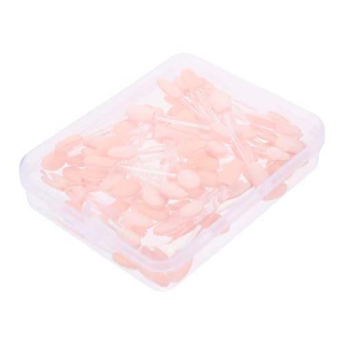 SHERCHPRY 50pcs Eyeshadow Makeup Sticks Foam Eye Shadow Applicators Mini Makeup Brushes for Eye Shadow Blend