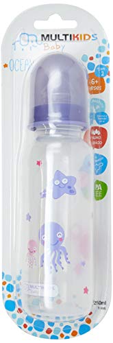 Mamadeira Ocean PP 250 ml, Multikids Baby, Roxo