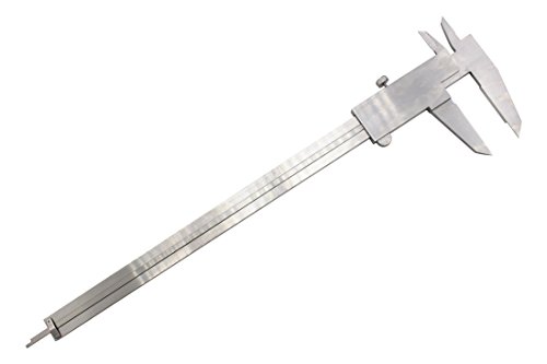 Outil de mesure d'étrier en acier inoxydable durable de précision Vernier 0-12Inches/0-300mm Outil de mesure de calibrage Vernier
