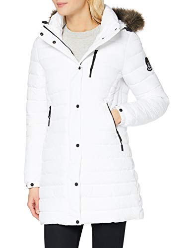 Superdry Womens SUPER Fuji Jacket, White, L