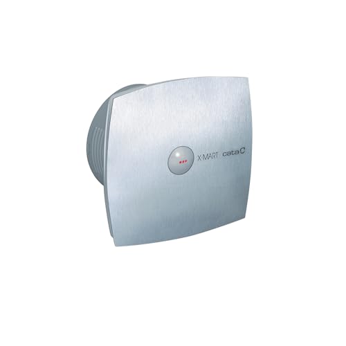 Cata X-Mart 10 Matic Inox Ventilador con Sistema de Extracción Perimetral Ancho 15 cm Potencia 15W Color Inox