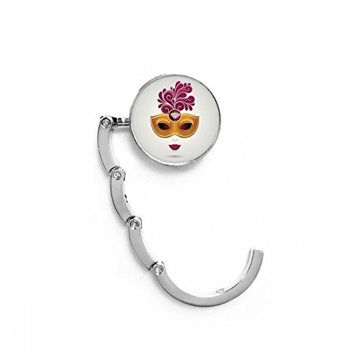 Masque Carnaval de Venise accroche sac pliable au restaurant