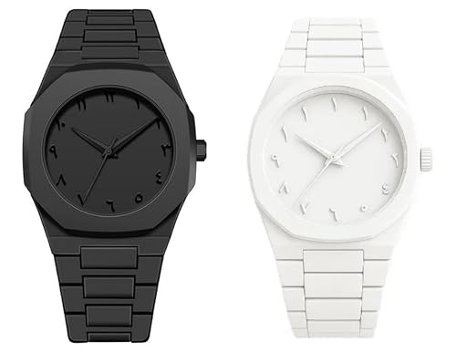 Image of CERO Men's Black Analog Watch | Lightweight Silicone Strap | Arabic Numerals & Minimalist Dial | Casual & Stylish Wrist Watch