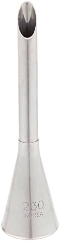 Ateco 230 2 7/8" Bismark Metal Piping Tip - Great for filling donuts, cupcakes, elclairs, and other pastries