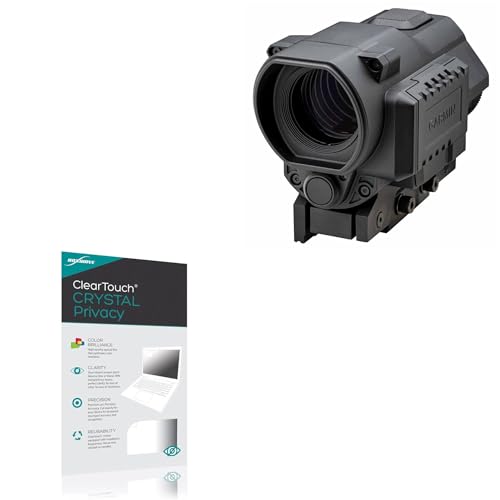 BoxWave Screen Protector Compatible with Garmin Xero X1i Crossbow Scope - ClearTouch Crystal Privacy (2-Pack), Privacy Screen Protector Flexible Film Clear