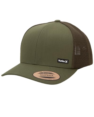 Image of Hurley Men's Caps - H2O-Dri League Baseball Caps for Men with Snapback Closure - Classic Mens Trucker Hats (S-XL)