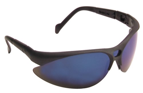 Lunettes de sécurité MSA 10020586 Safety Works avec verres miroir bleu