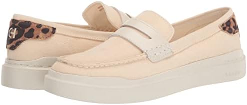 Cole Haan mens Grand Pro Rally Canvas Loafer Sneaker, Natural Cotton/Leopard Print, 11 US | Image 6
