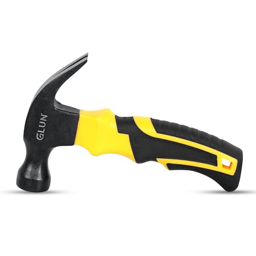 GLUN® Mini Claw Hammer with Comfort Grip Handle, Camping Claw Mini Hammer, Stubby Tack Hammer, Durable Tool for Home Repair, DIY, Building, & Wood Work (B0DGLQKYTB) Amazon Price History, Amazon Price Tracker