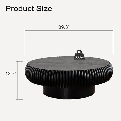 Table Basse Ronde Moderne pour Optimiser les Petits Espaces de Salon - 3