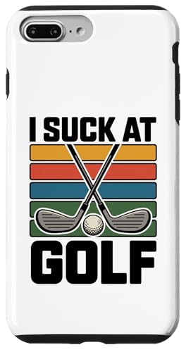 I Suck At Golf Joke ʔSt s Ȓj St X}zP[X iPhone 7 Plus/8 Plus p