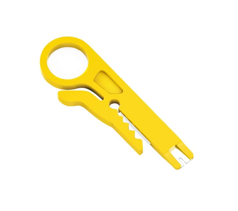 Wire Stripper Flat Nose Cable Cutter With Practical Punch Down Tool
