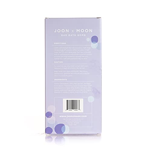 Joon X Moon Bath Bomb Bar (Lavender), Soothing Bath Soak For Relaxation And Hydrated Skin, Shea Butter & Sea Salt For A Nourishing Bubble Bath, 4.9 Oz #TOP3