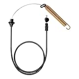 Elnwnnkc Edelstahl Kupplungskabelbaugruppe 42-Zoll Deck Kompatibel Mit Mehreren Traktormodellen Einfach Zu Installierende Aufsitzmäher Kupplungsleitung