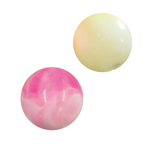 Image of GENIE'S Toy Bus 9-Inch Marble Play Ball | Interactive | for Pool, Beach & Garden | Perfect for Outdoor & Indoor Play | PVC Ball for Kids & Adults I Pack of 2 (Multicolor)
