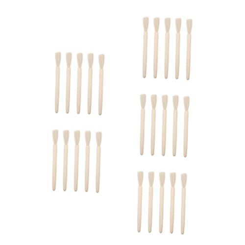 Unomor 5sets Balance Cleaning Brush Laboratory Brush Long Handle Fine Bristles Smooth Surface Reusable 5pcs*5