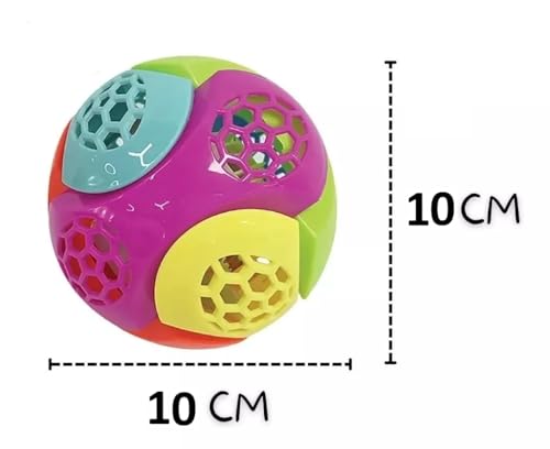 Bola Maluca monta e desmonta Som e Luzes Brinquedo Didático