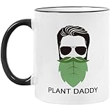 Fatbaby Plant Daddy Coffee Mug, Gardening Plant Lover Gifts for Dad Men Coworkers Tea Cup11OZ