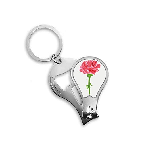 Toenail Clipper Cutter DIYthinker motif feuilles et fleur d'œillet pour pédicure