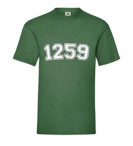 T-shirt pour homme chic vert bouteille XXXL pour les weekends