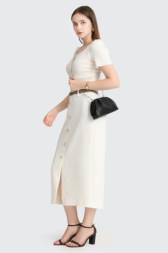 Soft PU Leather Clutch Purses for Women Formal Elegant Luxurious Evening Bag - Image 4