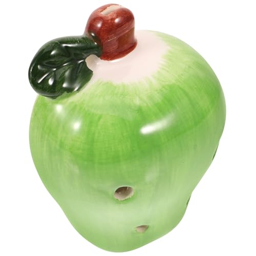 Toddmomy Fruit Shape Ceramic Ocarina 6-hole Musical Instrument for Boys and Girls and Beginners Portable and Easy to Play
