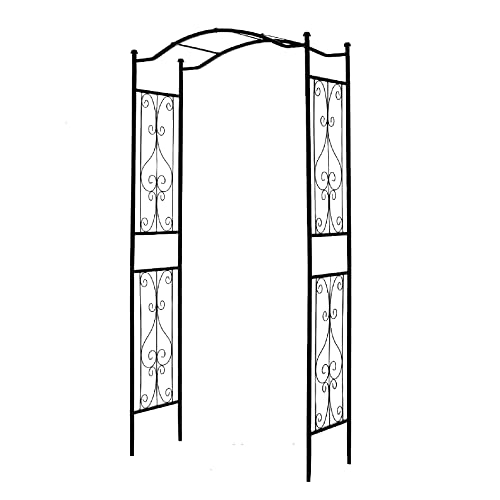 SCENDOR 92'' H x 44'' W Garden Arch Arbor Trellis