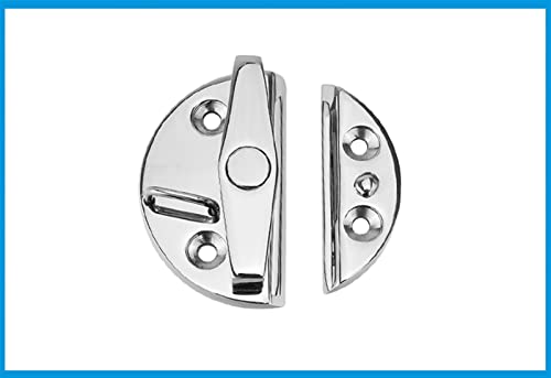 Serrure de porte coulissante à pêne pour trappe d'armoire et van - 5