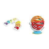 Baby Einstein, Glow & Discover Light Bar Musical Activity Station, Baby Sound Toy to Stimulate Sense, 3 Modes, Age 3 Months+ & Sticky Spinner Booster & High Chair Activity Toy, Rattle, Sensory Play