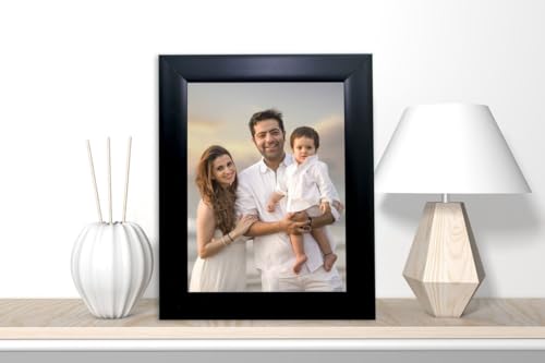 Image of A4 Size Photo Frame For wall hanging set of 2 Black Picture Frame For Home and Office Decoration also 8x12 inch