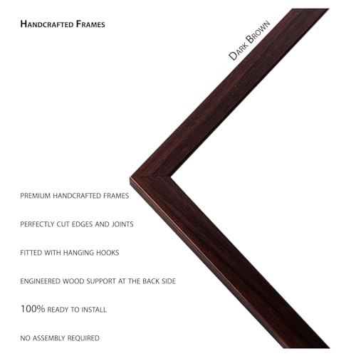 Image of ArtzFolio Lonely Tree | Canvas Painting for Bedroom & Living Room | Dark Brown Frame | 20 x 20 inch (51 x 51 cms)