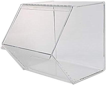 CHOICE ACRYLIC DISPLAYS Stackable Bulk, Bagel, Baked Good, Retail Bins