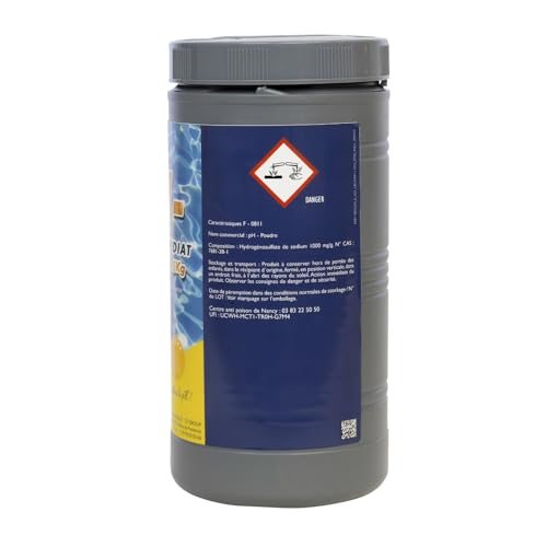 EDG by AQUALUX International - PH Moins Piscine - Equilibre l'eau - Confort Et Efficacité - Spécial Piscine Et Spa - Pou