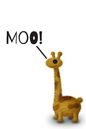 Moo! | Notebook: Giraffe gifts for giraffe lovers, women and girls | Lined notebook/journal/diary/logbook/jotter