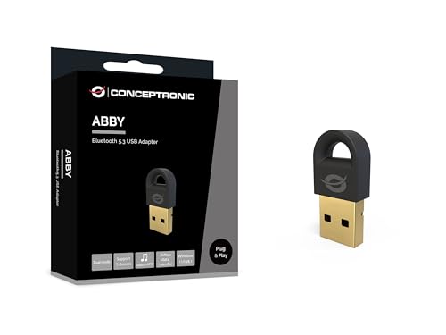 Dongle USB Bluetooth 5.3 CONCEPTRONIC ABBY16B pour écouter la musique sans fil