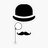 True Hercule Detective Mystery Murder Books Christie Crime Poirot Agatha Sticker Decal Vinyl - Peel and Stick to Any Smooth Surface