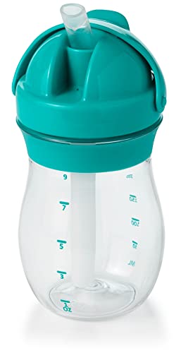 Image of OXO Tot Transitions 9 ounce Straw Cup, Teal