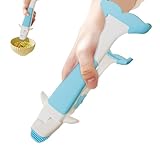 Hot Plate Gripper, Durable Anti Burn Bowl Clip with Heat Resistant Non Slip Design, Multi Functional Food Grabber Tongs for Pot Pan Steamer Fryer Microwave Oven and Safe Kitchen Cooking