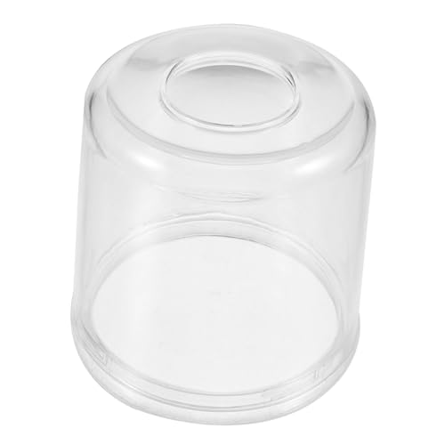 FIXOSHEE Porta Fazzoletti Acrilico Trasparente Dispenser Da Tavolo Per Carta Igienica e Asciugamani Design Moderno e Salvaspazio Per Bagni Uffici e Auto