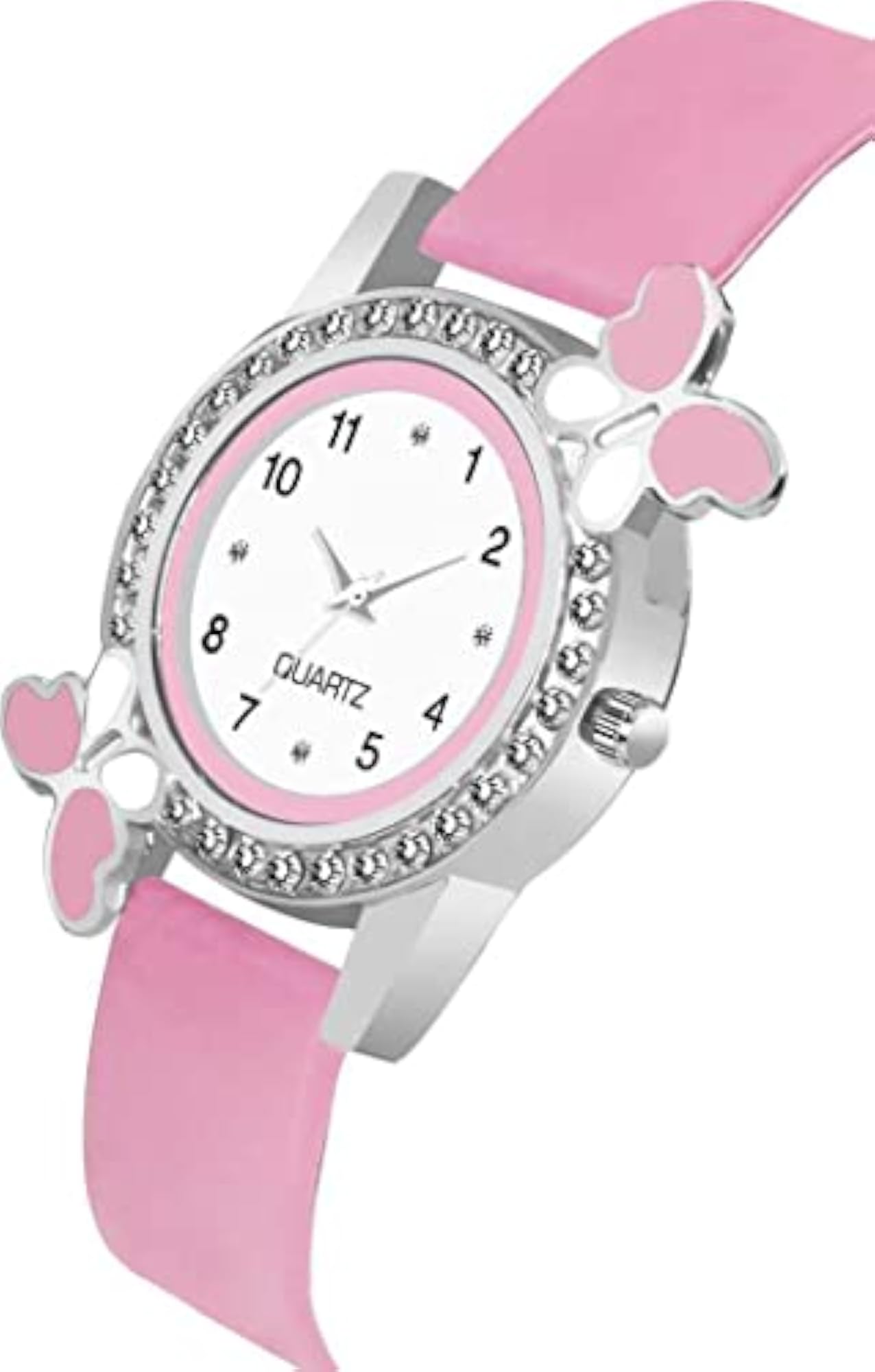Women's Premium White Dial Diamond Analog Watch