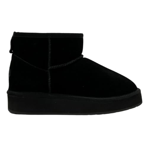 EMU Australia G~[ [g u[c JEXG[h mE[ V[Y C {A ۉ v r Platform Micro Wool 2.0 i W13252 (Black {̌C̃TCY@ l l 25.0 cm)